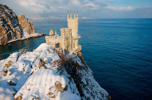 Крым зимой - Ласточкино гнездо
