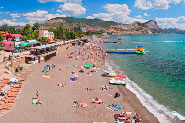 Песчаные пляжи Крыма - Судак